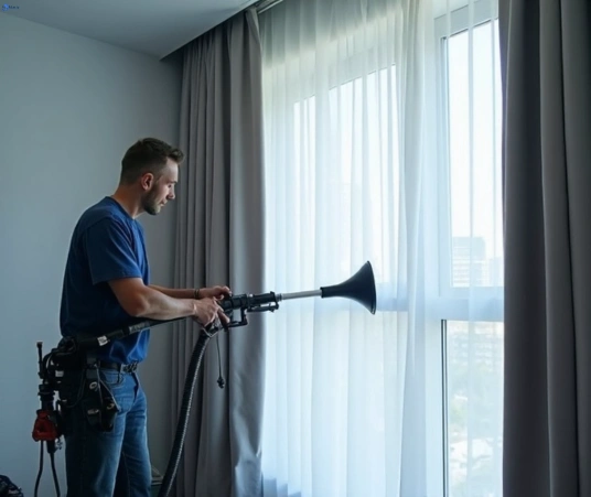 Professional commercial curtain cleaning process equipment Matty Curtain Cleaning north-parramatta-nsw